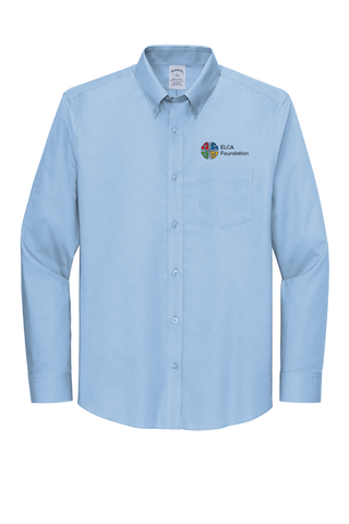 ELCA Foundation Mens newport blue dress shirt