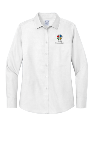 ELCA Foundation Womens White dress shirt