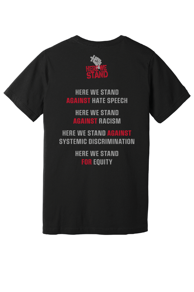 T-shirt Orisue Rouge – 100% Coton – Message 'will Not Shake Hands With A Clenched Fist' – Taille XL