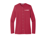 WELCA Womens Concept Stretch Button-Front Cardigan