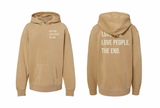 YOUTH Love God. Love People. The End. Hooded Sweatshirt (Preorder)