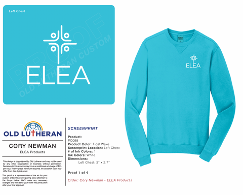 ELEA Crew Neck Sweatshirt PREORDER