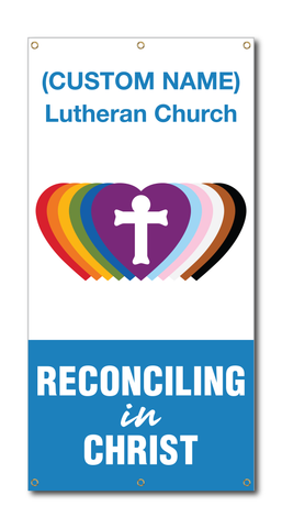 Customizable RIC Vertical banner w/ Grommets