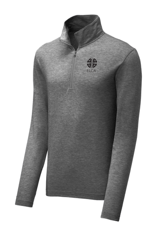 ELCA 1/4 Zip - Black Thread       Pre-Order