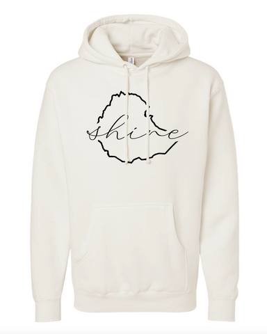 Ethiopia Outline Shine Justice Journey Preorder Hooded Sweatshirt  (Multiple Colors)