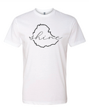 Ethiopia Outline Shine Justice Journey Preorder T-shirt (Multiple Colors)