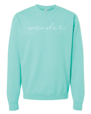 Wander Justice Journey Preorder Crewneck Sweatshirt  (Multiple Colors)
