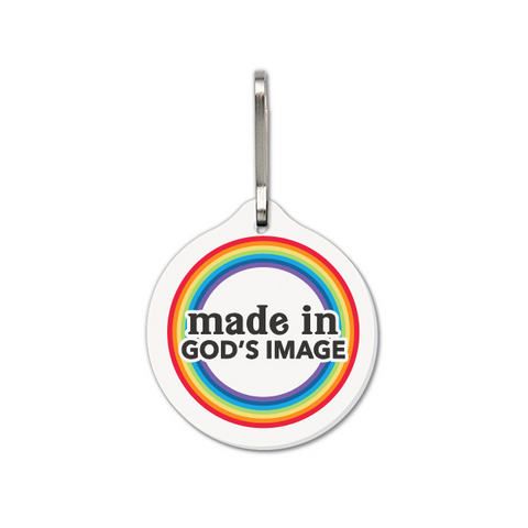 Made in God's Image Bag Tag