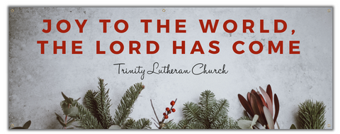 Custom Christmas Hymn/Verse Banner