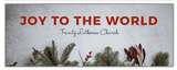 Custom Christmas Hymn/Verse Banner