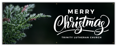 Custom Merry Christmas Welcome Banner