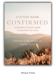 Custom Confirmation Plaque