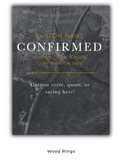 Custom Confirmation Plaque