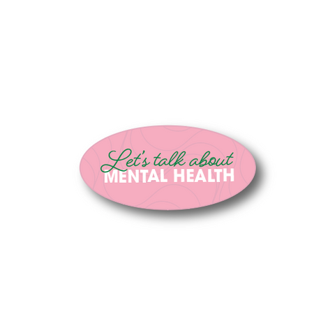 Let's Talk About Mental Health Sticker