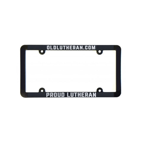 Proud Lutheran License Plate holder