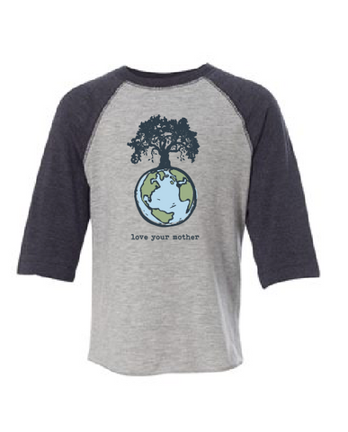 Love Your Mother Kids Raglan