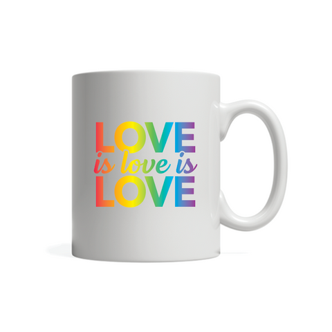 Love is Love is Love Pride 11oz Mug