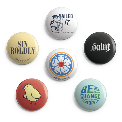 Lutheran Humor Button Pack