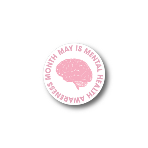 Mental Health Awareness (Brain) Sticker