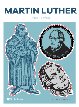 Martin Luther Sticker Set