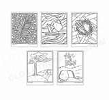 Holy Week Coloring Pack - Digital Download