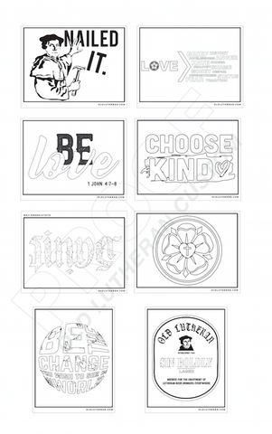 Logo Coloring Pack - Digital Download