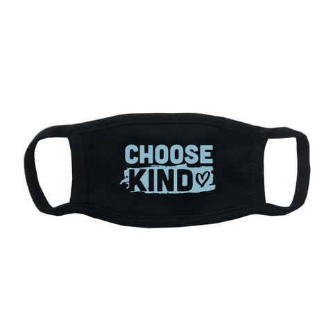 Choose Kind black youth face mask