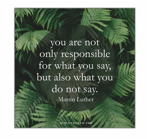 Responsible Quote 20" Canvas
