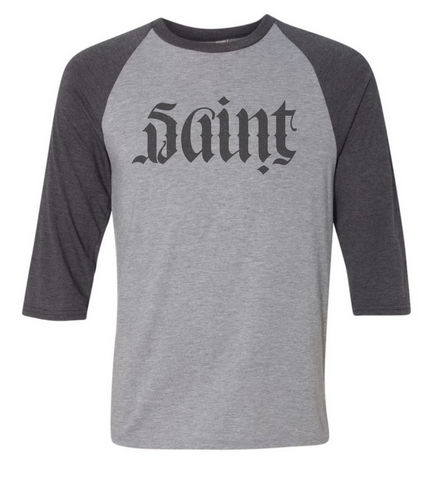 Saint Sinner Baseball Tee