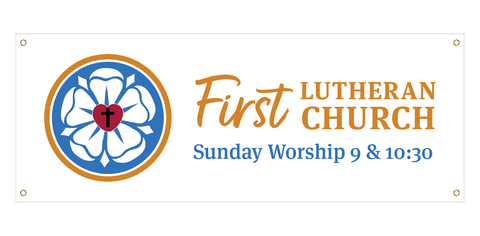 Luther Rose Custom Horizontal Banner