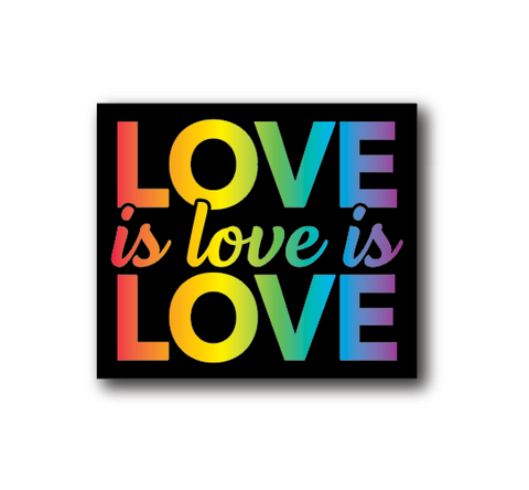 Love is Love Pride Sticker