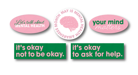 Mental Health Awareness Sticker Pack