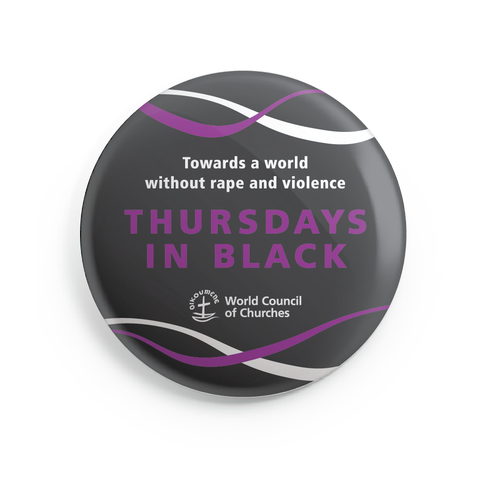24 pack - Thursdays In Black Button - 1 Inch