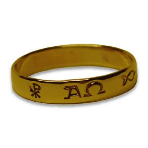 14k Gold Christian Ring
