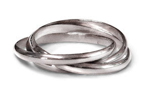 Sterling Silver Trinity Ring
