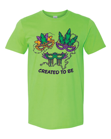 2024 Mardi Gras Mask Custom Group T-shirt