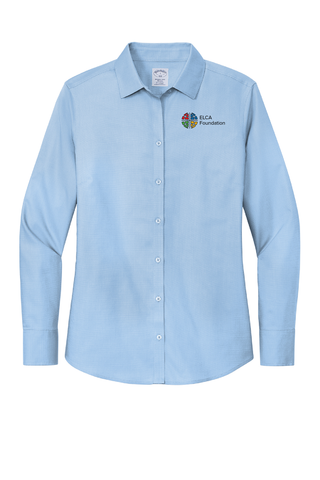 ELCA Foundation Womens Newport Blue dress shirt