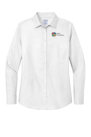 ELCA Foundation Womens White dress shirt