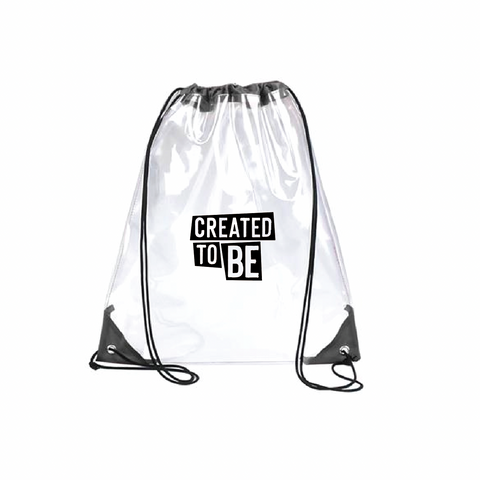 2024 ELCA Youth Gathering Created To Be Clear Cinch Backpack (Preorder)