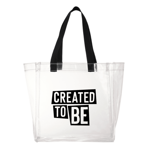 Printed Rally Clear Stadium Tote Bags