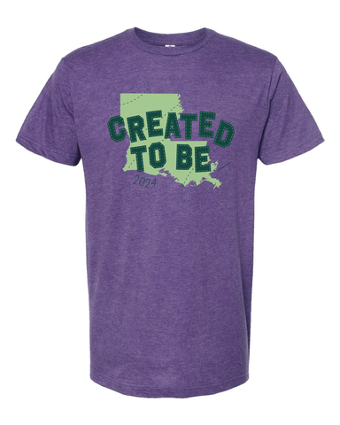 2024 Created to Be Crafted Custom Group T-shirt (Light/Dark Green Ink)