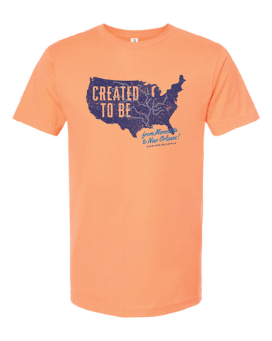 2024 Down the Mississippi Custom Group T-shirt (Navy/Light Blue Ink)