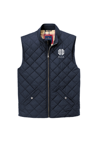 ELCA Brooks Brothers quilted vest