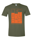 2024 Geometric Custom Group T-shirt (Orange Ink)