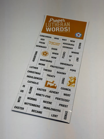Lutheran Words Magnets