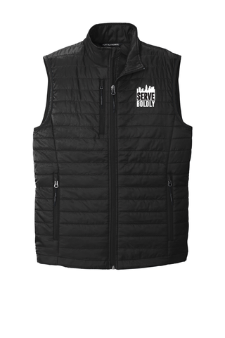 Serve Boldly Packable Puffy Vest