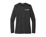 WELCA Womens Concept Stretch Button-Front Cardigan