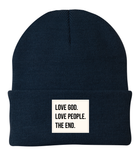 Love God. Love People. The End. Beanie Preorder