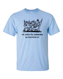 2024 Lutherans Marching Custom Group T-shirt (Black Ink)