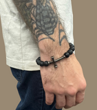 Men's Nail Cross Bracelet